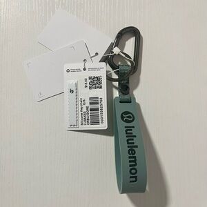 Lululemon Silicone Keychain Crater Blue Graphite Grey